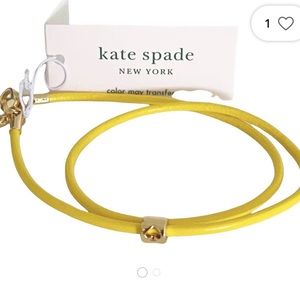 Kate spade ♠️ yellow bracelet, pop of color and lightweight! Sunshine yellow!